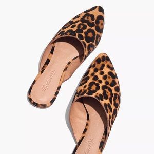 Madewell ‘The Remi’ Leopard Calf Hair Mules